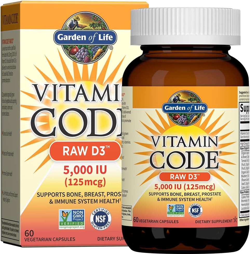 60 Tablets & 60 Capsules Turmeric Vitamin D3 Supplements P775