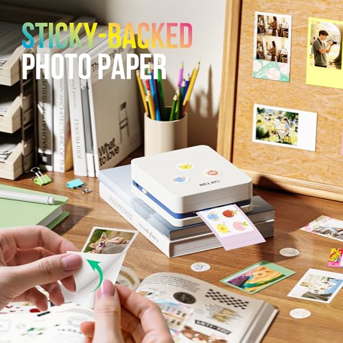 White Portable Mini Photo Printer I26217