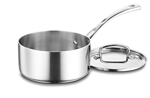 Tri-Ply Stainless 4-Quart Saucepot with Cover G49663