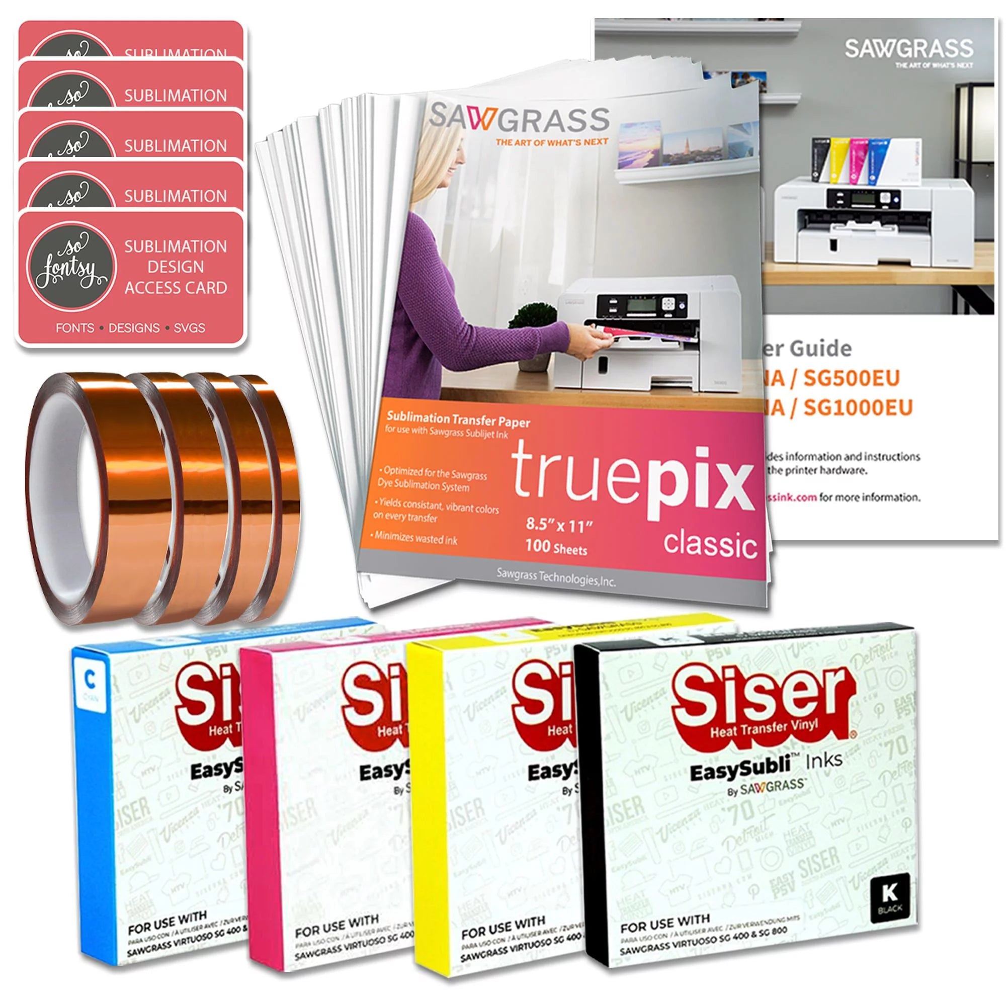Sublimation Printer with Mug Press Bundle K788556