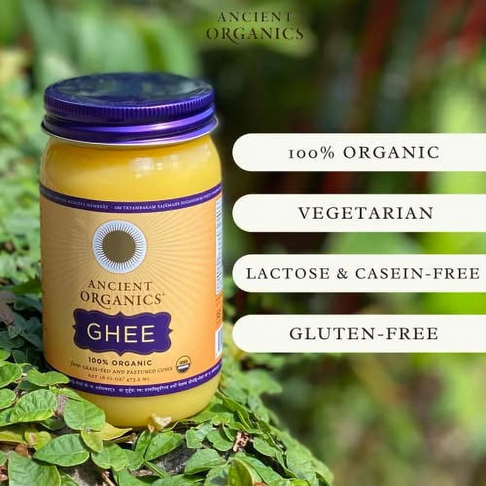 32 Fl Oz 2-Pack Organic Grass-Fed Ghee Butter Q92517