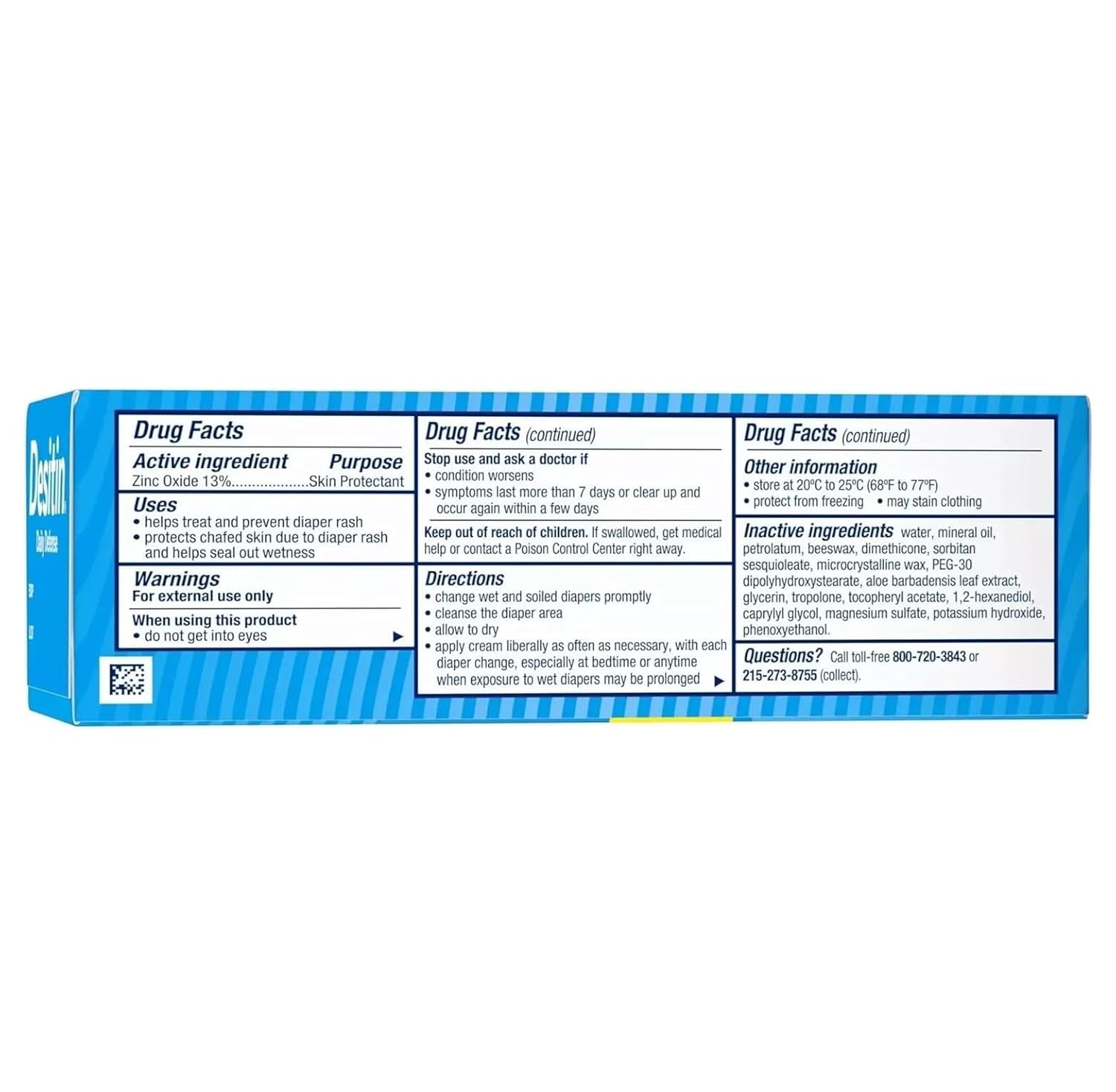 4 oz and 2 oz Bundle Pack Diaper Rash Cream with Zinc Oxide O988042