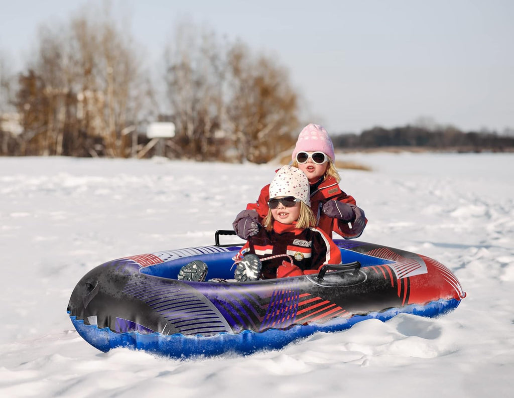 Inflatable Snow Sled with Reinforced Side Handles X465
