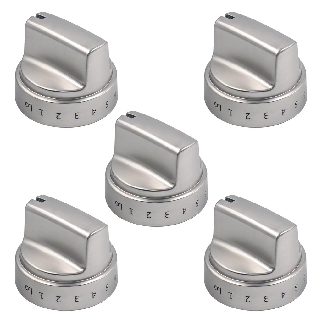 5 Packs Stainless Steel Gas Stove Knobs K57590