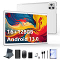 128GB ROM 16GB RAM 10.1 Inch Android Tablet with Keyboard L43193