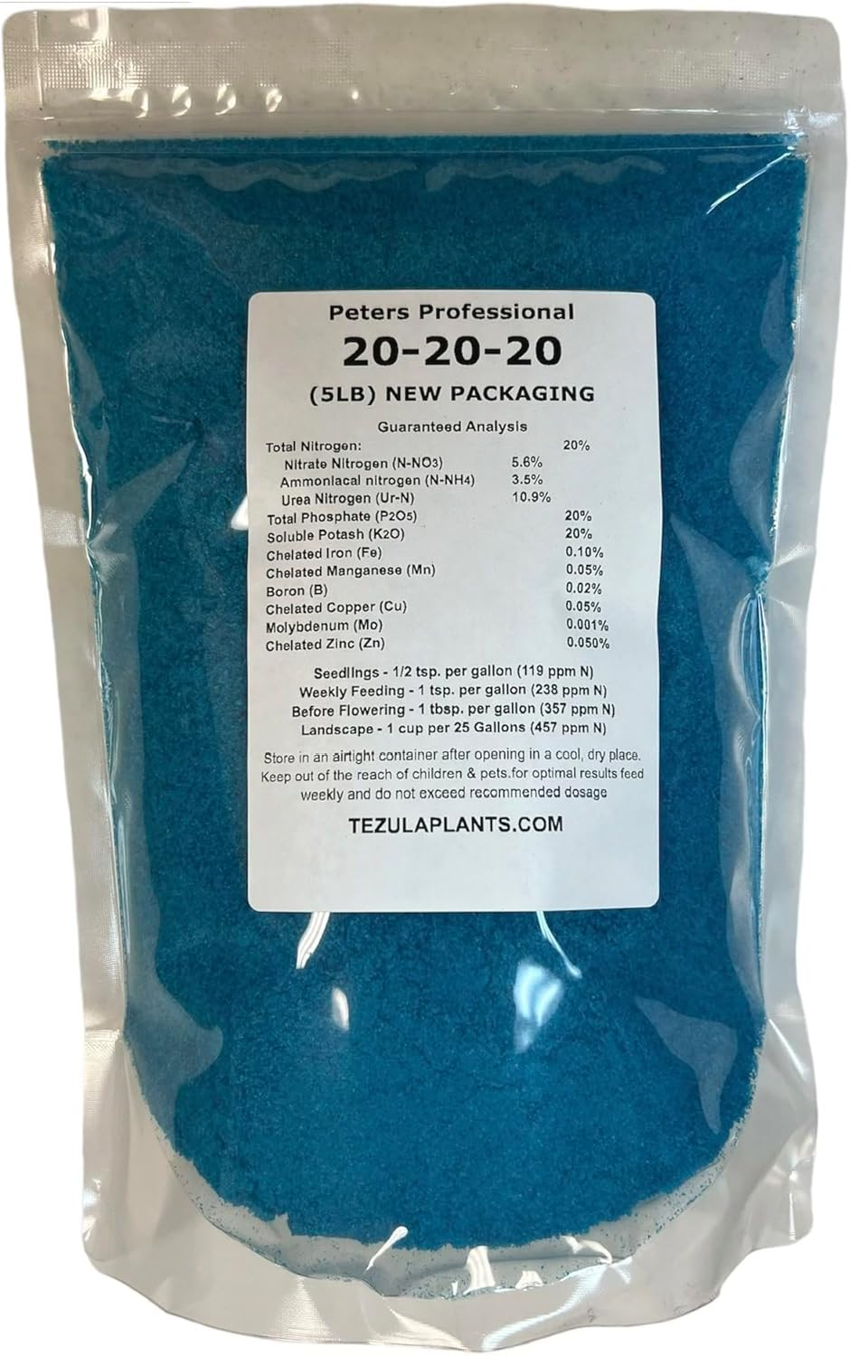 5 Pounds General Purpose Water Soluble Fertilizer with Micro Nutrients Y517369