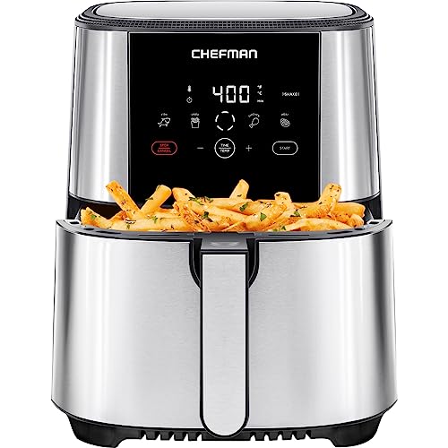 XL 8-Qt Nonstick Stainless Steel Air Fryer C19569