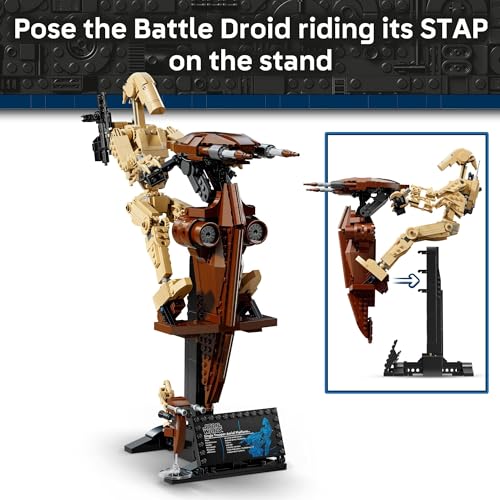 Battle Droid with STAP Building Toy, Ages 12+ L62463