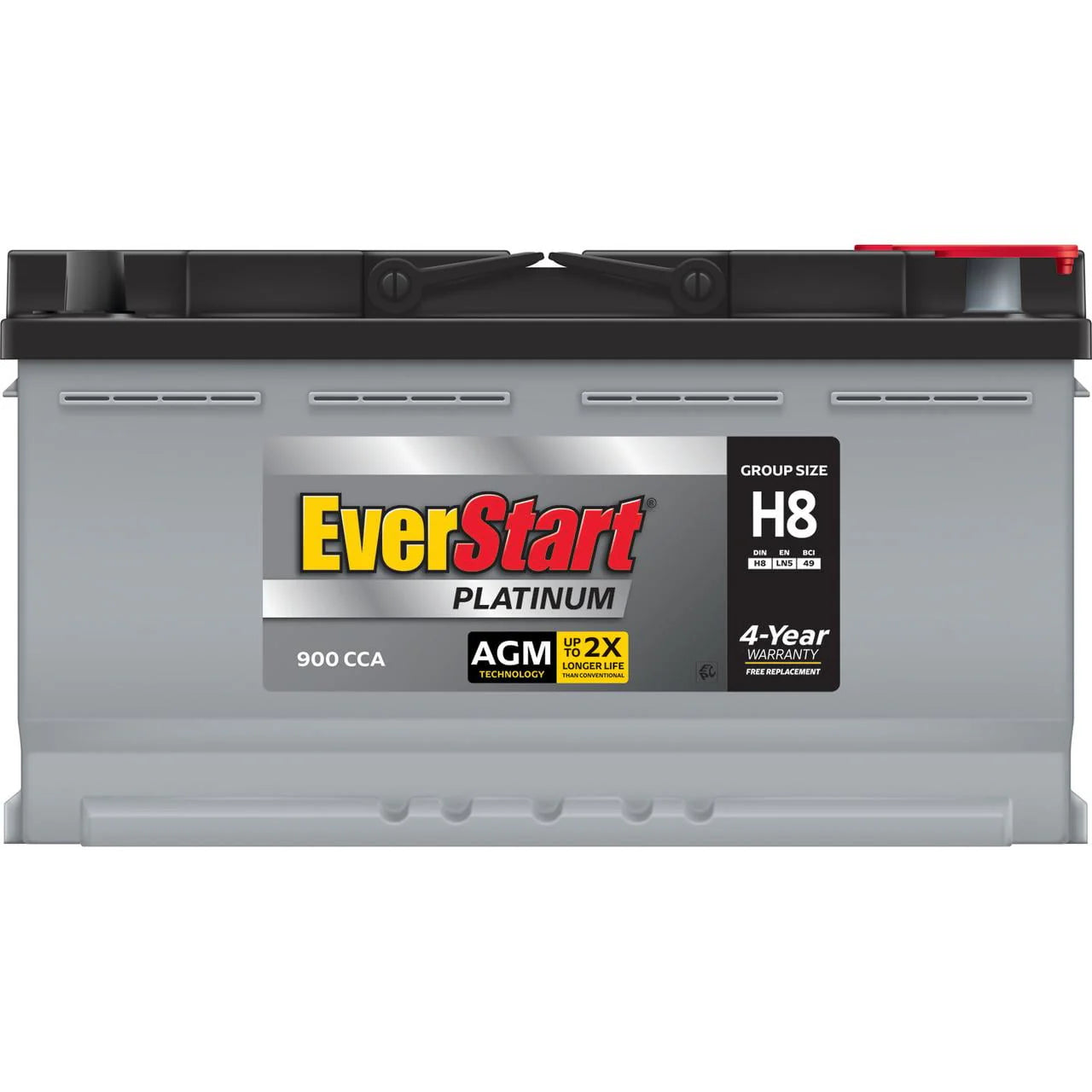 Group Size H8 AGM Battery, 12 Volt, 900 CCA L6787