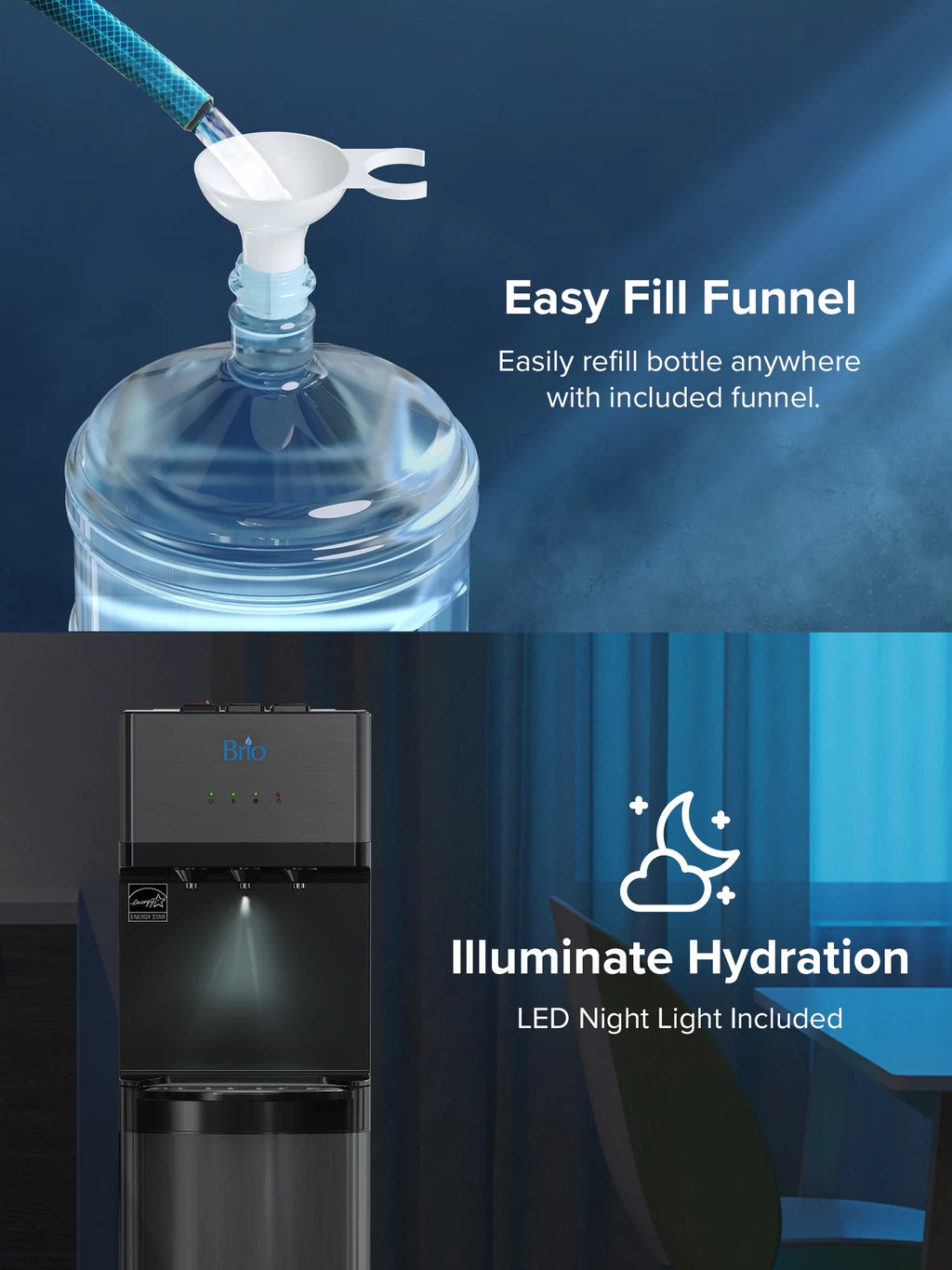 Self-Cleaning Bottom Loading Water Cooler Dispenser R156254