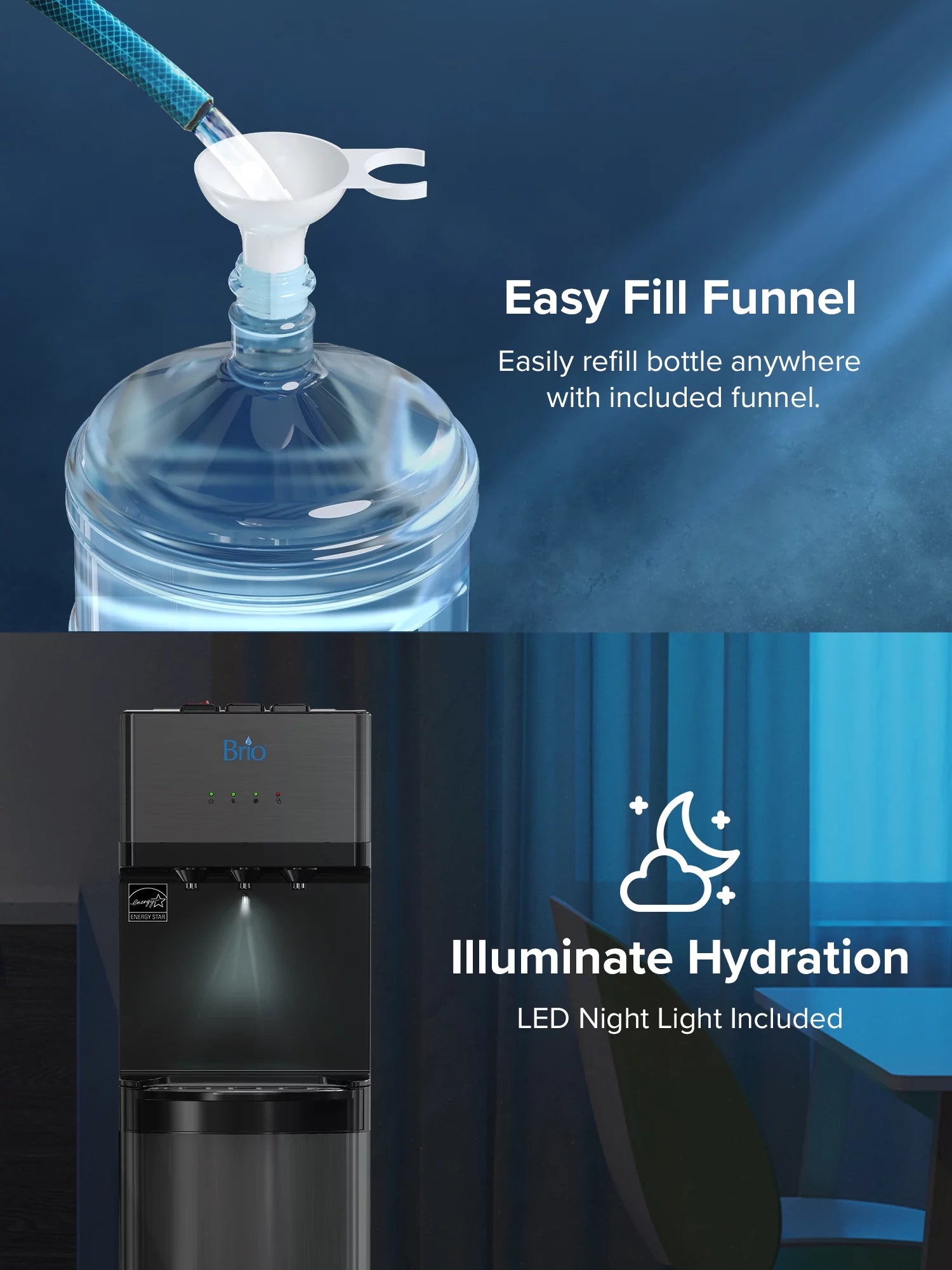 Self-Cleaning Bottom Loading Water Cooler Dispenser R156254