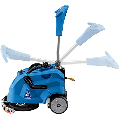 Commercial Electric Floor Scrubber, 13" Cleaning Path, 75'L Power Cord, Foldable Handle H106378