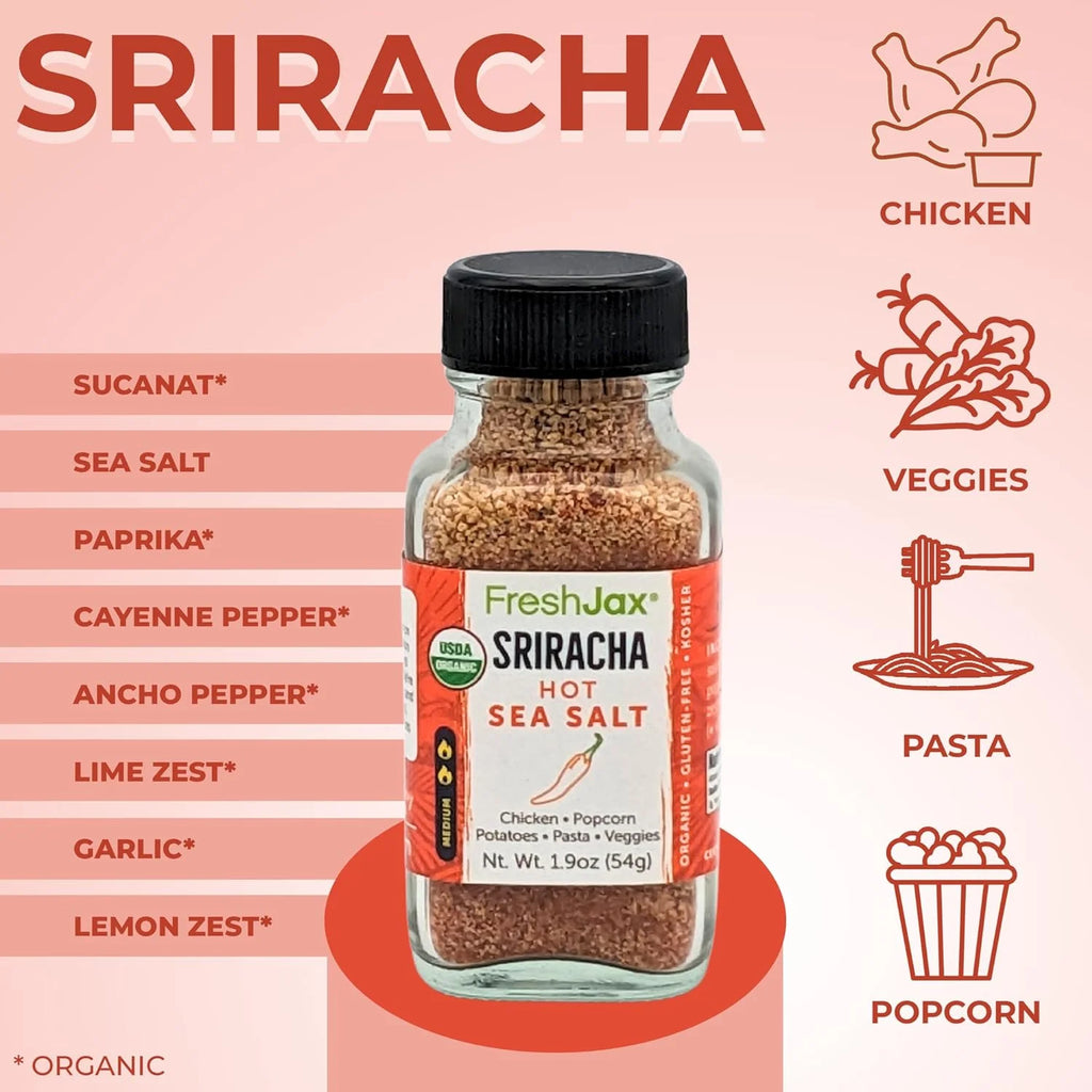 Pack of 5 Organic Hot & Spicy Seasoning Set D1295
