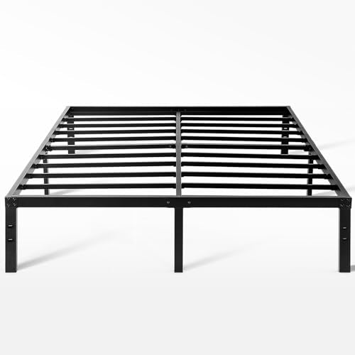 14 Inch Twin Black Metal Bed Frame W536