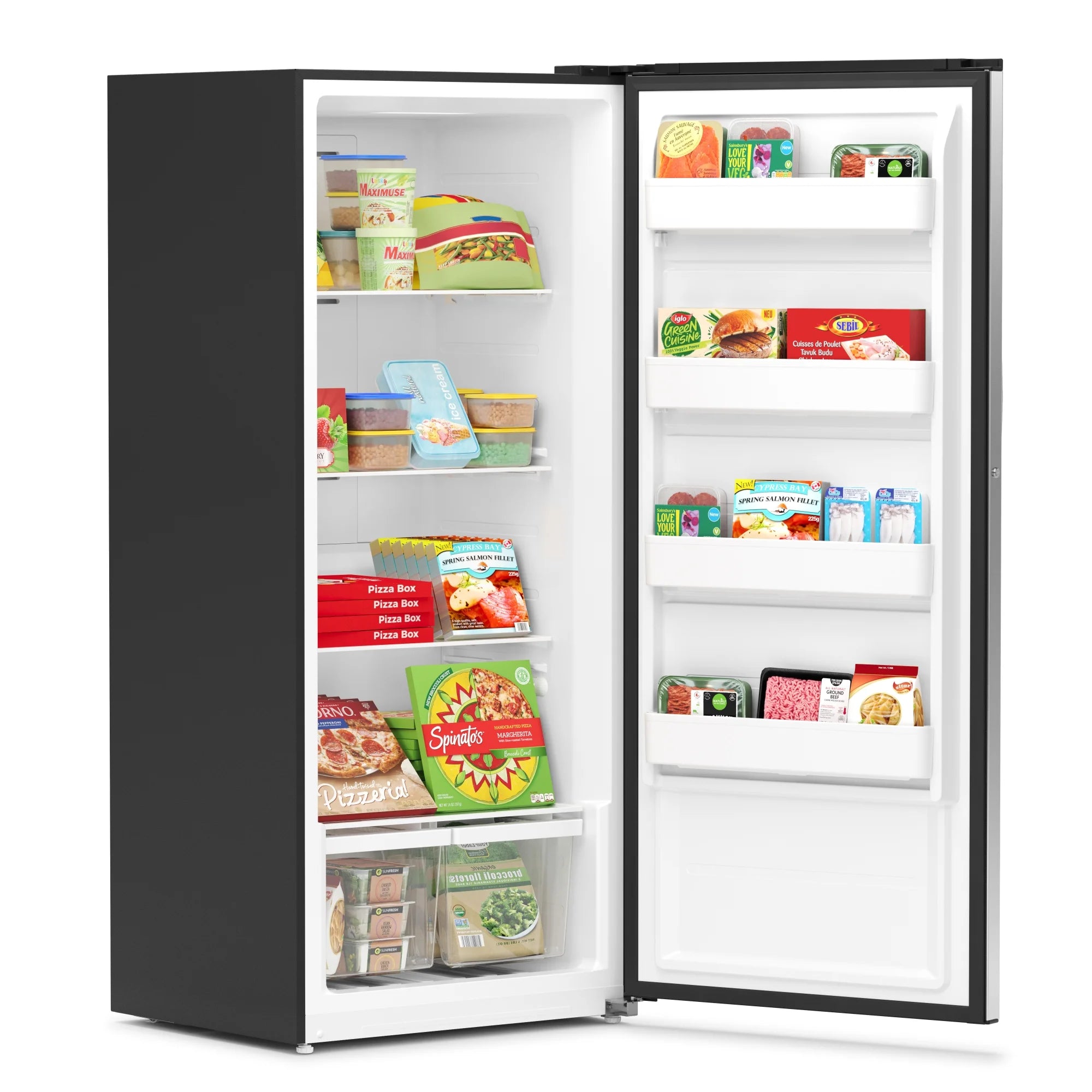 21 cu. ft. Silver Convertible Refrigerator Freezer P98378