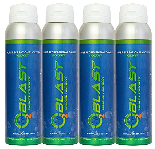 4 Pack Portable Canned Oxygen 4 Liter S224646