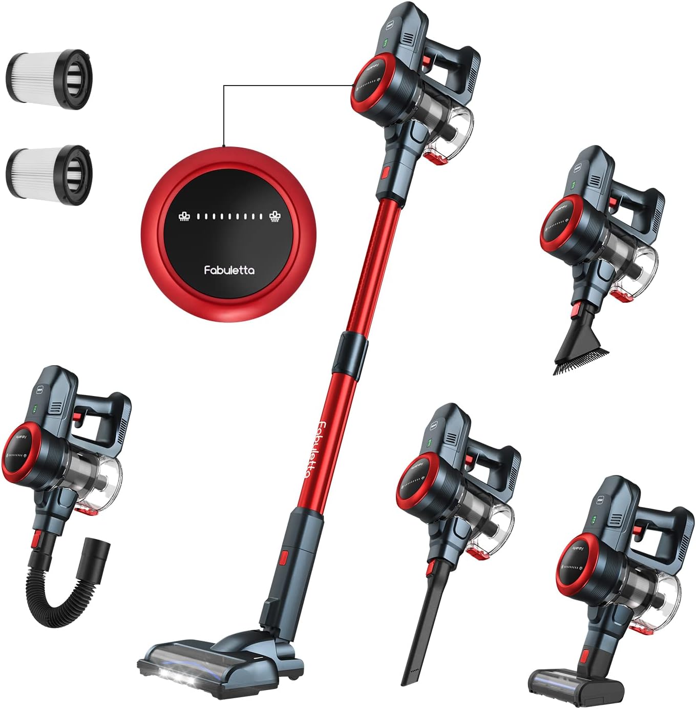 10-in-1 Cordless Vacuum Cleaner with Detachable Battery C737766