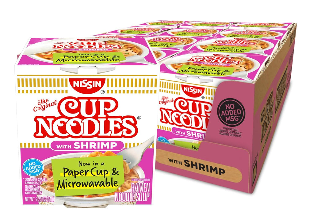 Cup Noodles Soup Shrimp Flavor 2.25 oz (case of 12) P17007