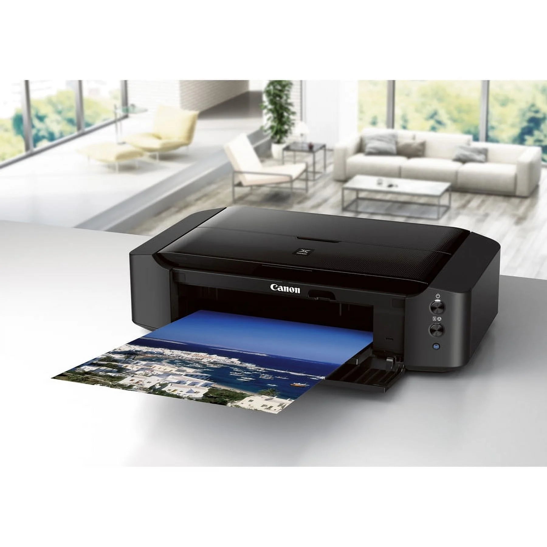 Black Wireless Desktop Inkjet Printer U6192