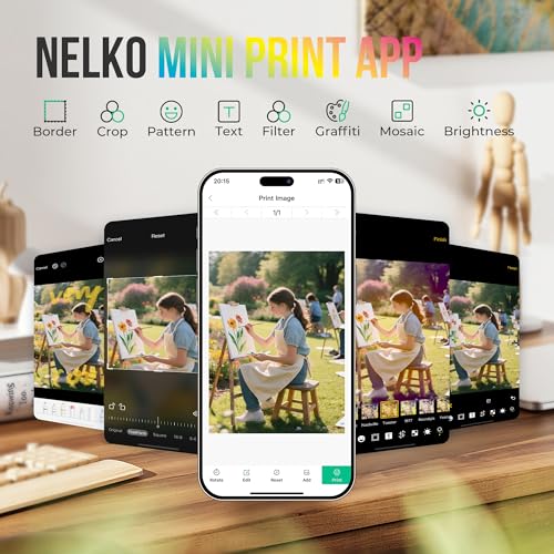 White Portable Mini Photo Printer I26217