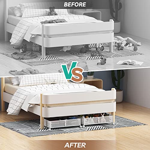 Under Bed Storage Containers with Wheels -4Pack P8972