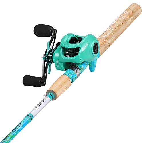 2-Piece 5-Foot 6-Inch Graphite & Fiberglass Fishing Rod and Reel Combo N668