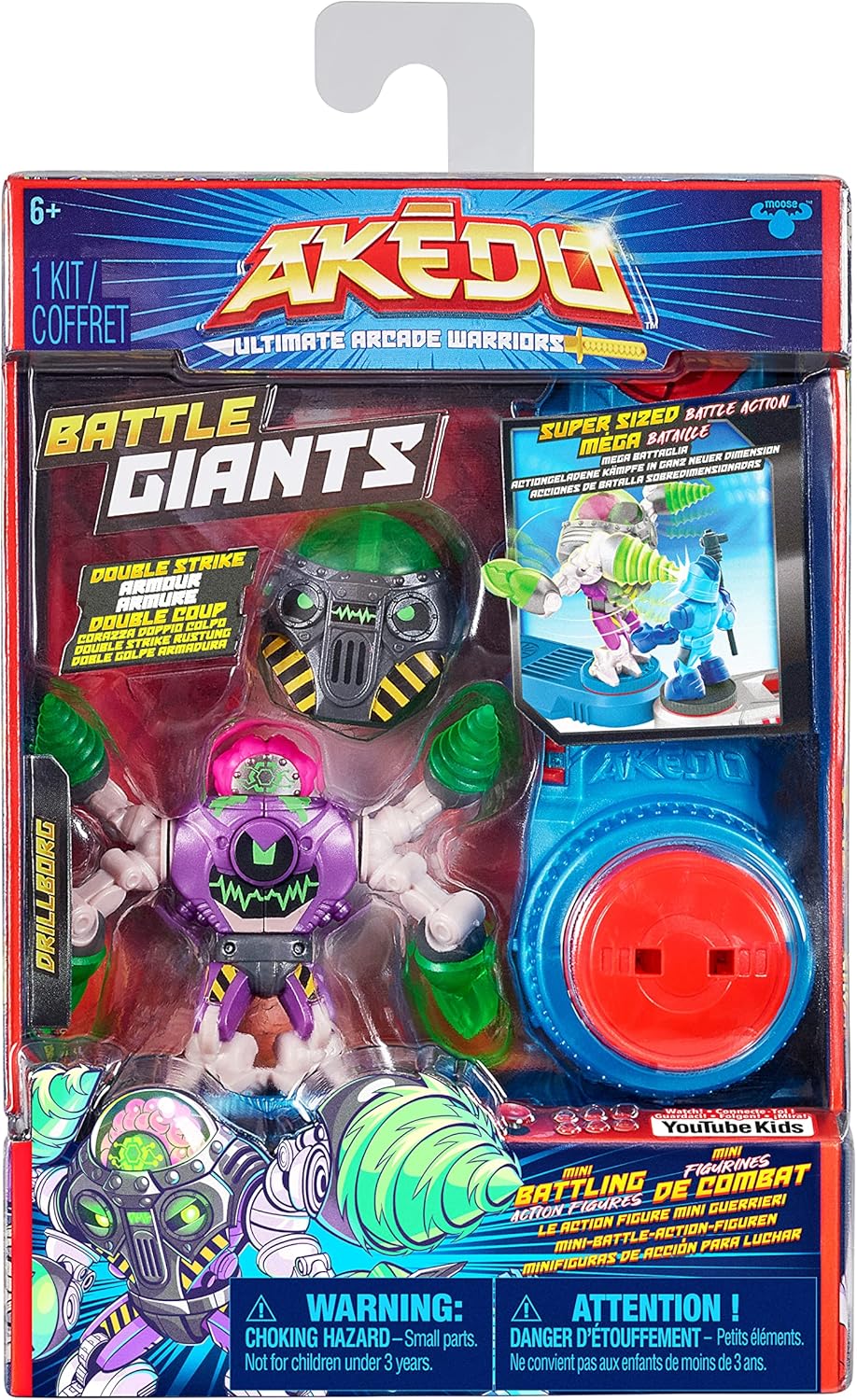 Ultimate Arcade Warriors Giants Mini Battling Action Figures T50149