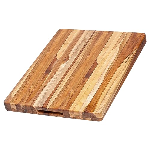 Extra Large Wood Cutting Board with Grip Handles B531212