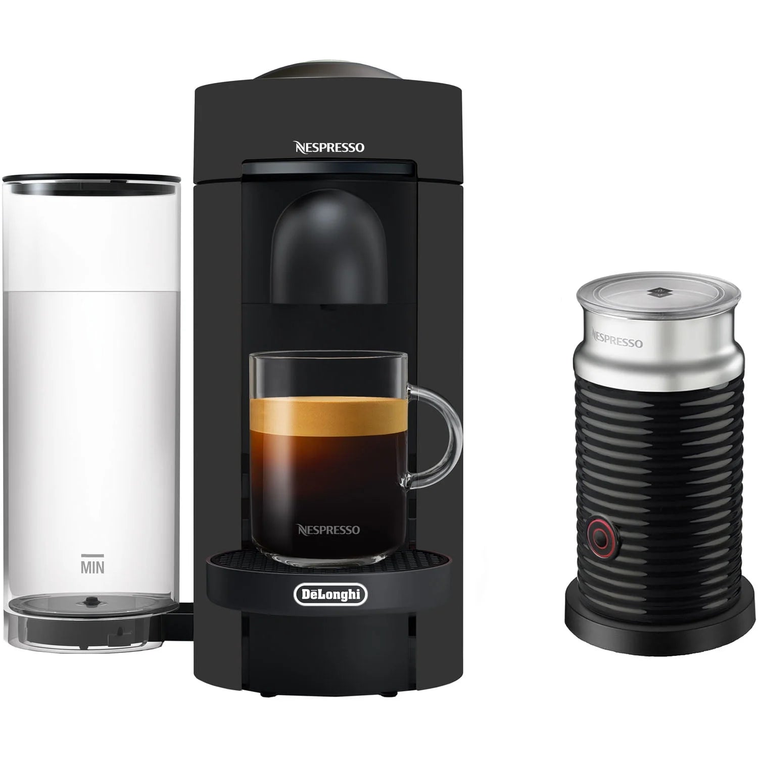 Black Matte Coffee and Espresso Machine T370