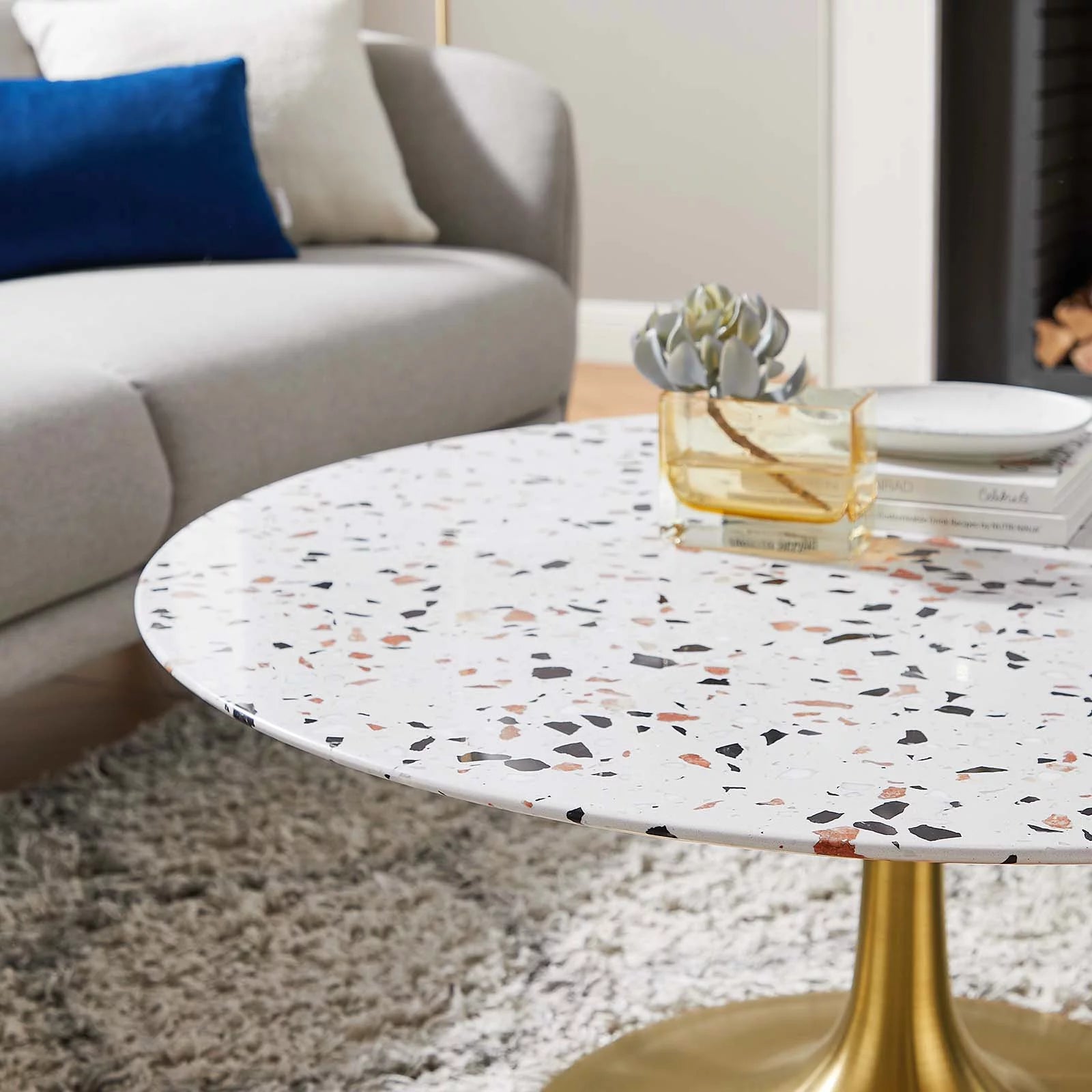 36" Round Terrazzo Coffee Table R7917
