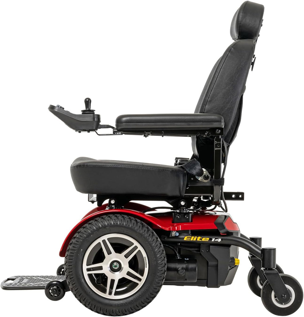 Red Power Chair Motorized Electric Wheelchair J29231
