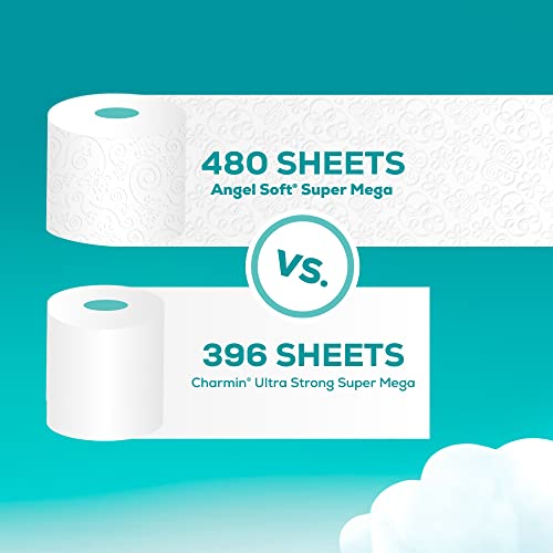6 Super Mega Rolls Toilet Paper (Pack of 2) U64118