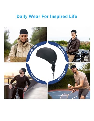Motorcycle Helmet Liner Head Wrap Bandana Skull Caps W98057