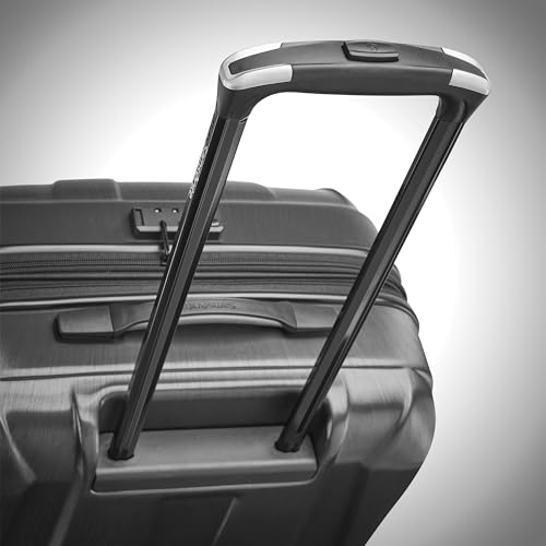 Black Hardside Expandable Luggage with Spinner Wheels, Carry-On 20-Inch R353960
