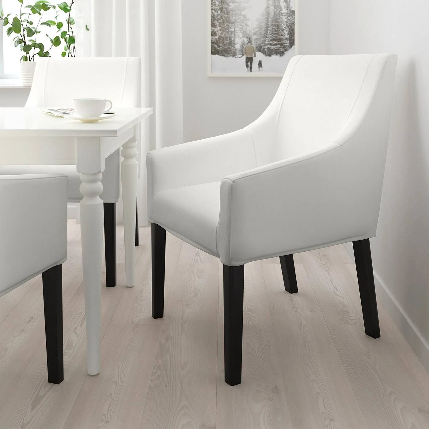 White Armchair M1246