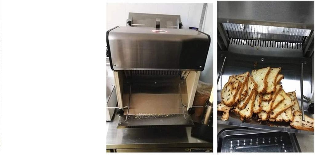 Stainless Steel Electric Bread Slicing Machine (37pcs Blade, 220V/50HZ) S240