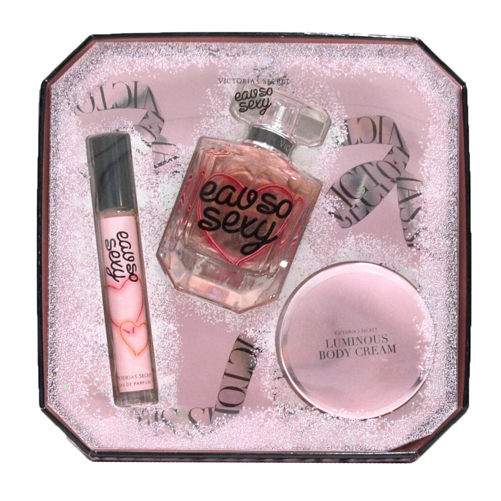3 Piece Perfume, Rollerball, & Body Cream Gift Set O95786