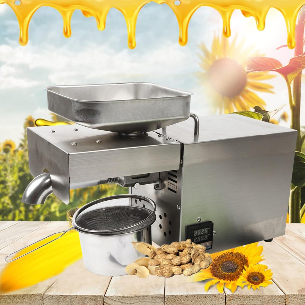 1500W Stainless Steel Electric Automatic Oil Press Machine E1174