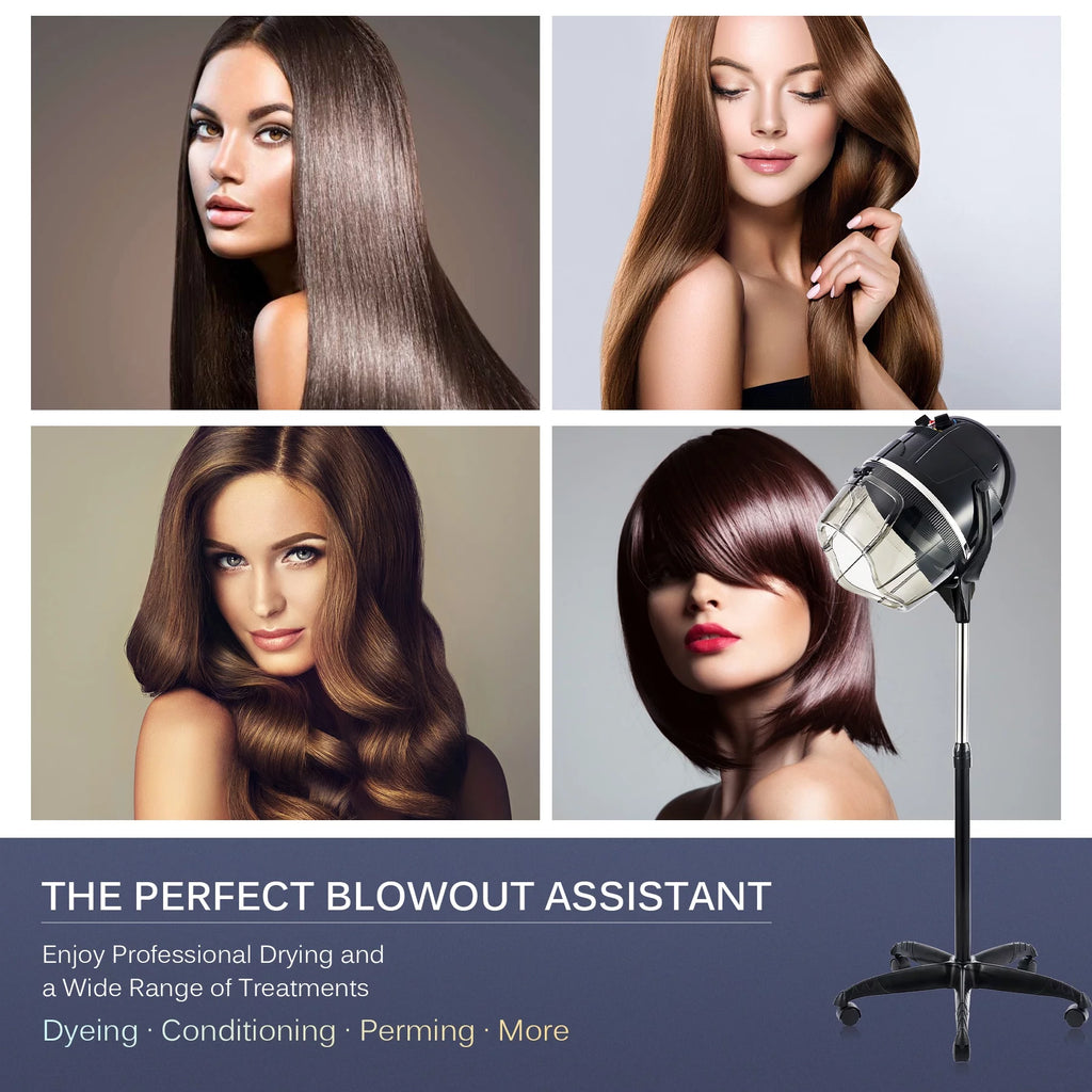 Black 1300 Watts Hood Hair Dryer Z78725