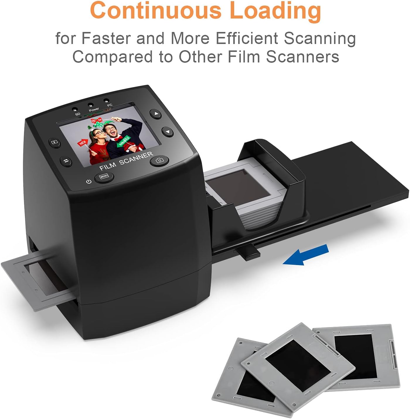 135 Film Scanner with Slide Mounts Feeder Z572