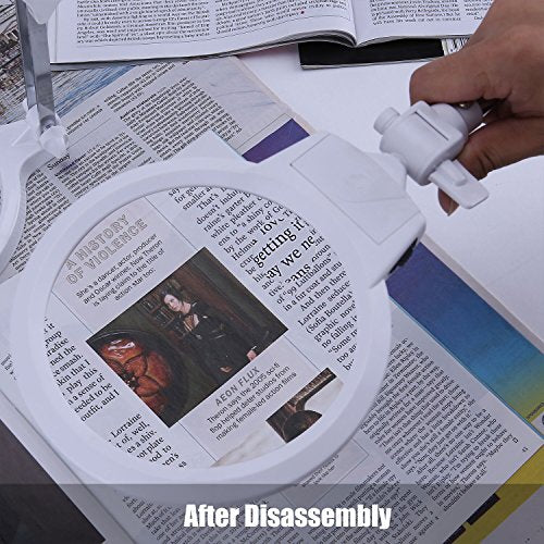 36 LED Dimmable Floor Magnifying Lamp with Stand Z83664
