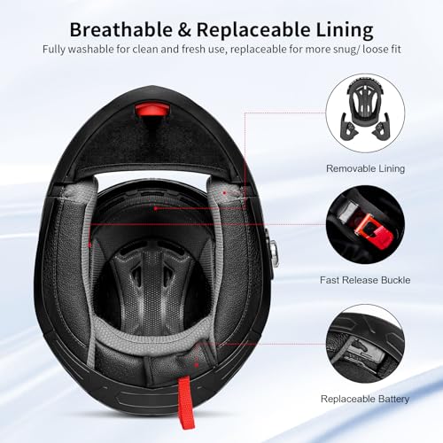 Bluetooth Motorcycle Helmet DOT A383