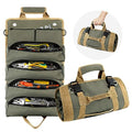 Green Heavy Duty Roll Up Tool Bag with Detachable Pouches M434652