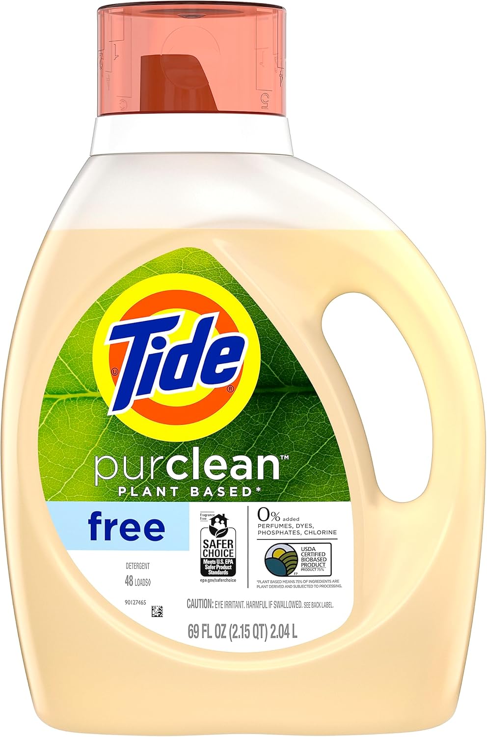 Unscented Liquid Laundry Detergent, 69 fl oz, 48 loads E557