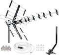 Outdoor HDTV Antenna Long Range Digital OTA Antenna for 4K 1080P VHF UHF W87458