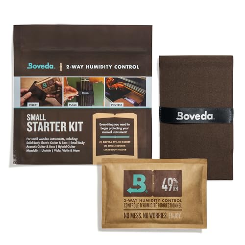 Large Starter Kit (3) 49% RH Standard Boveda for Guitars & Other Large Wooden Instruments Z395