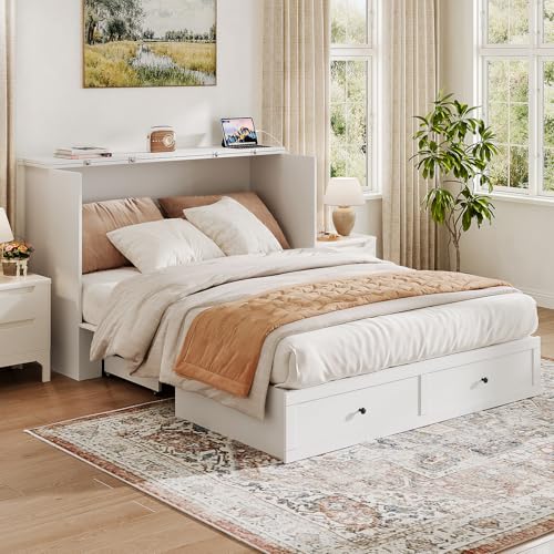 Queen Murphy Bed with Storage X6444