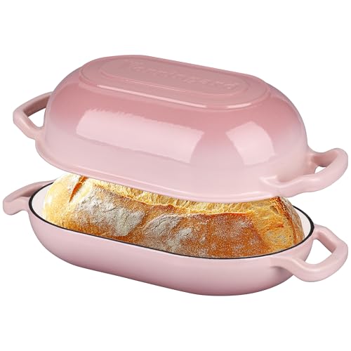Blue 5QT Enameled Cast Iron Dutch Oven V57075