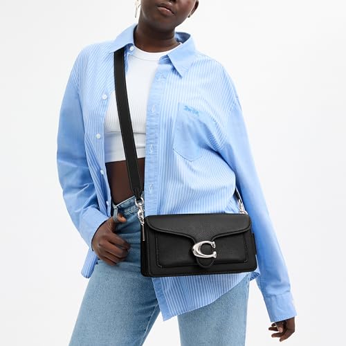 Polished Pebble Leather Shoulder Bag N12538