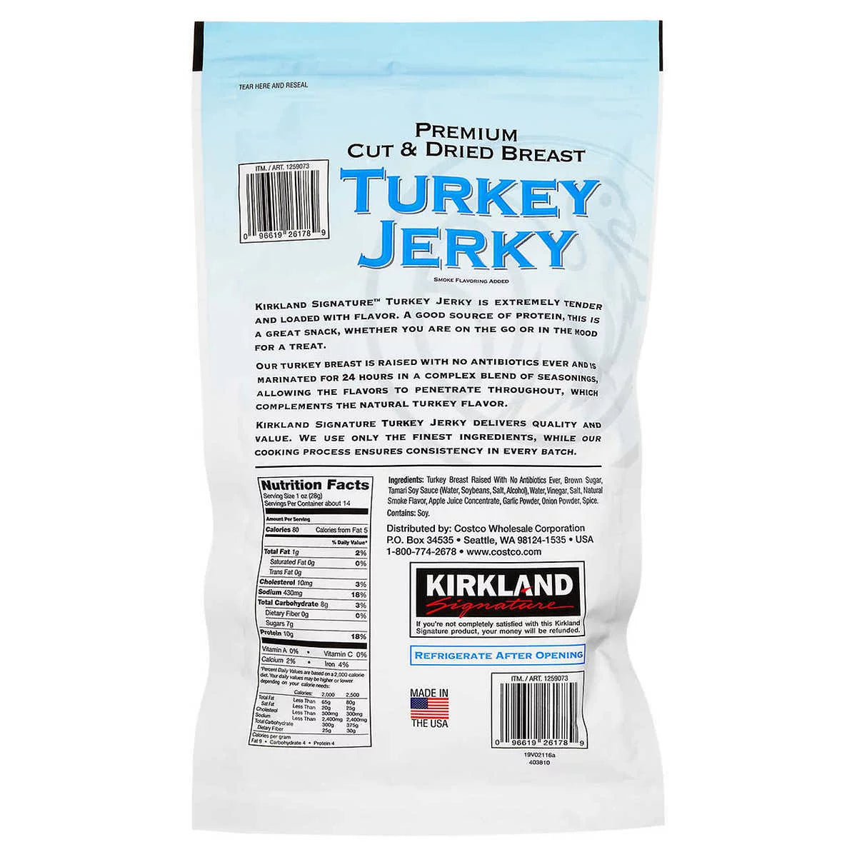 Turkey Jerky, 13.5 Ounce V67387